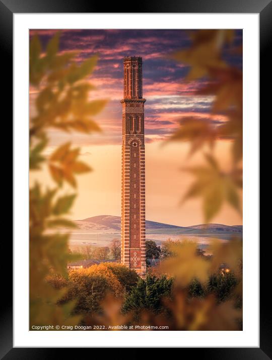 Cox's Stack - Dundee Framed Mounted Print by Craig Doogan