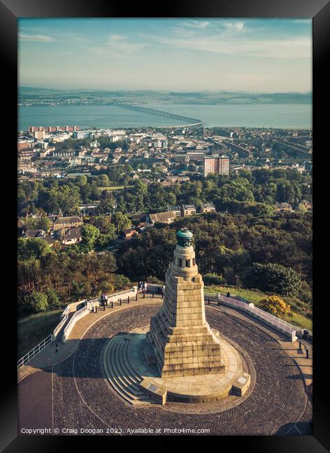 Dundee Law & Tay Bridge Framed Print by Craig Doogan