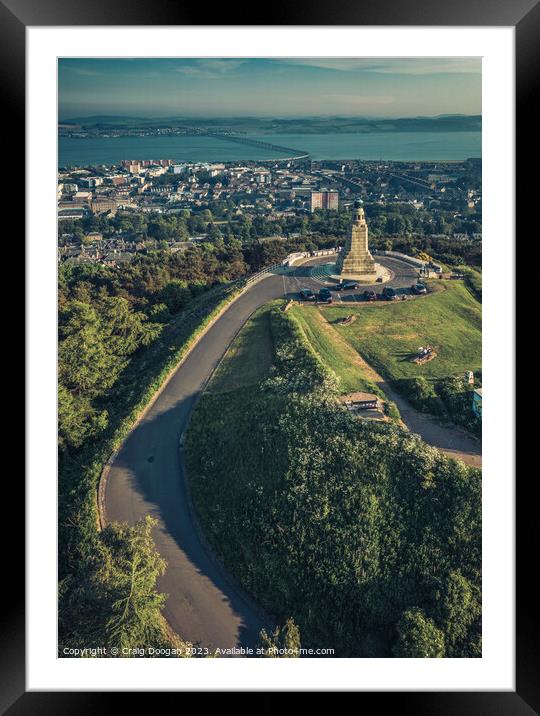 Dundee Law Hill  Framed Mounted Print by Craig Doogan