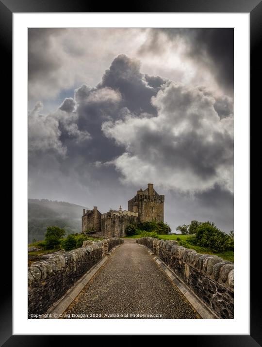 Eilean Donan Castle - Scotland Framed Mounted Print by Craig Doogan