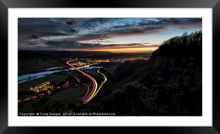 Kinnoull Hill View Framed Mounted Print by Craig Doogan