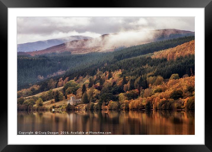 Loch Tummel Scotland Framed Mounted Print by Craig Doogan