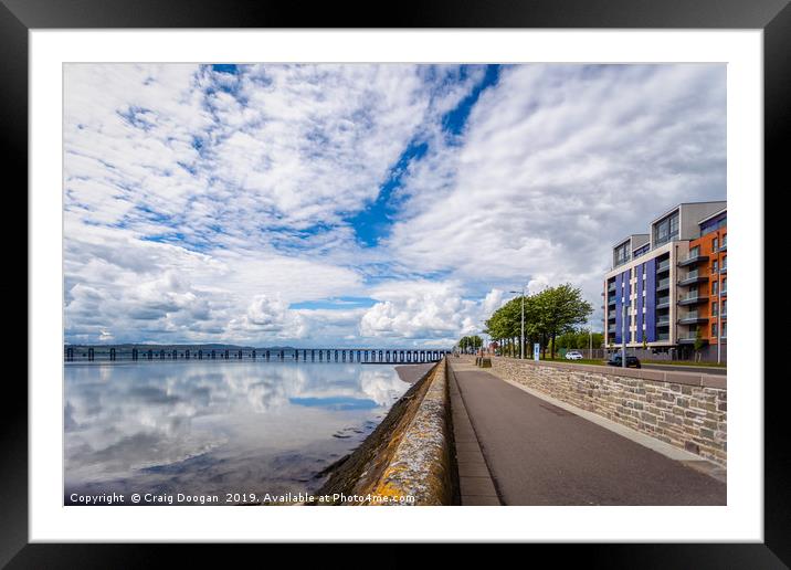 Riverside - Dundee Framed Mounted Print by Craig Doogan