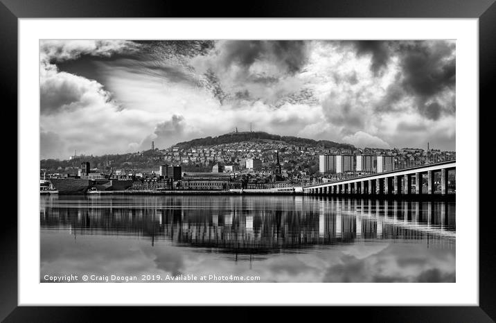 Dundee City Framed Mounted Print by Craig Doogan