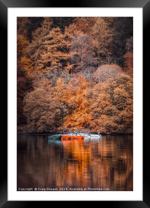Faskally Loch Reflections Framed Mounted Print by Craig Doogan
