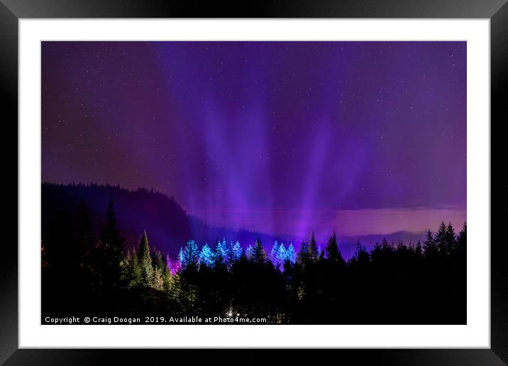 Enchanted Forest - Pitlochry - Scotland Framed Mounted Print by Craig Doogan