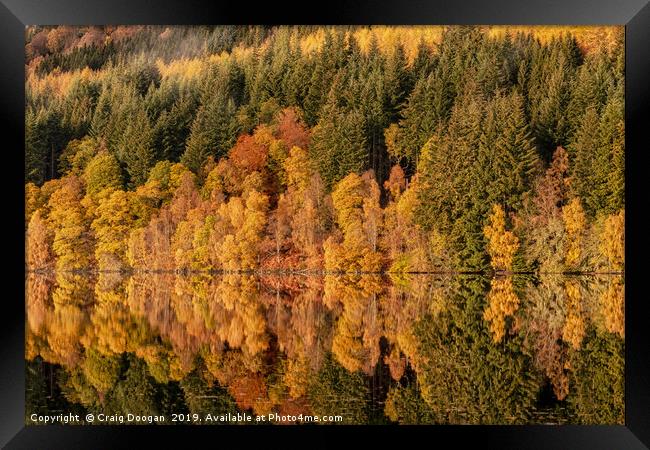 Tummel Reflections - Pitlochry - Scotland Framed Print by Craig Doogan