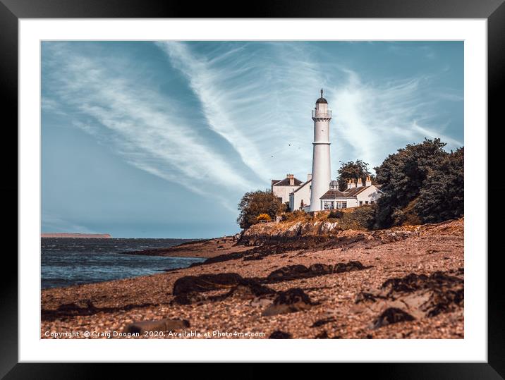 Tayport High Lighthouse Framed Mounted Print by Craig Doogan