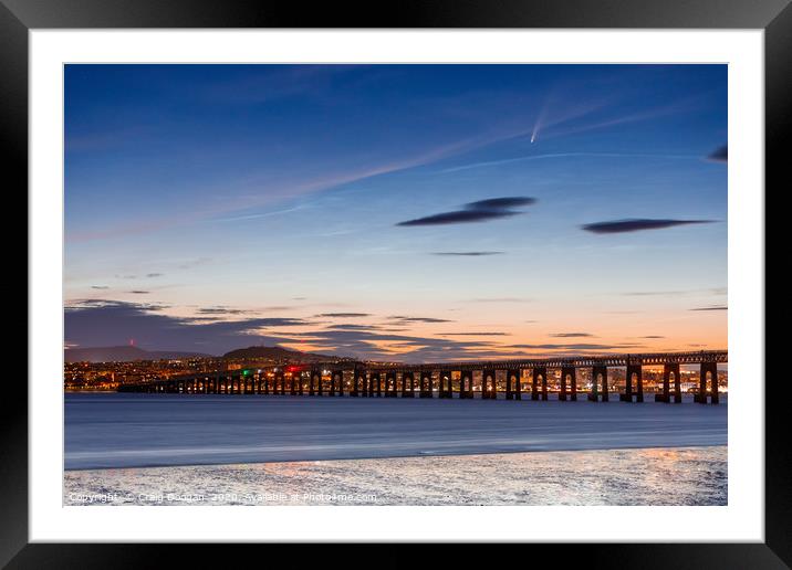 Comet Neowise - Dundee City Framed Mounted Print by Craig Doogan