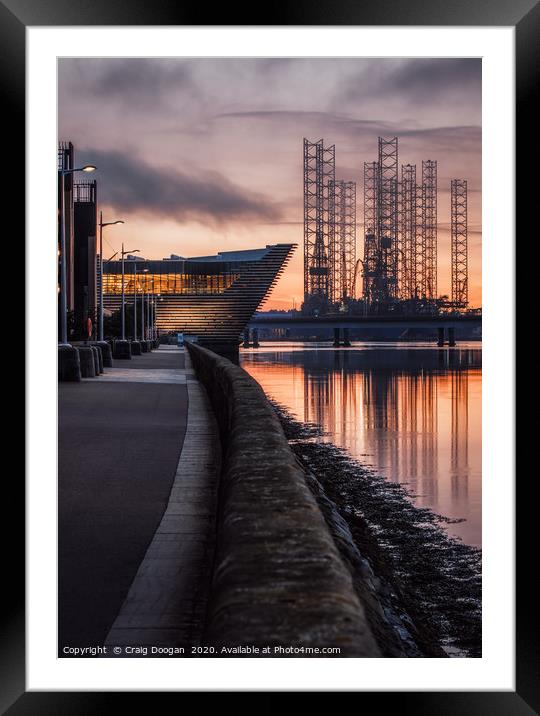 V&A Museum - Dundee Framed Mounted Print by Craig Doogan