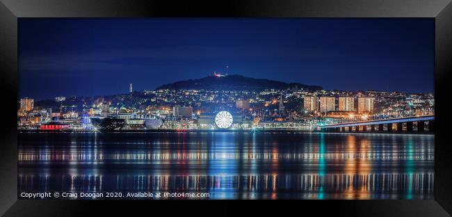 Dundee City Panoramic Framed Print by Craig Doogan