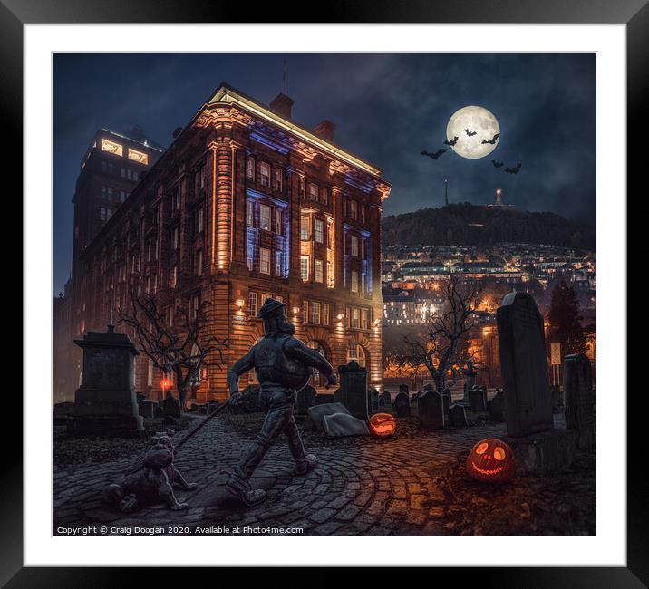 Halloween in Dundee Framed Mounted Print by Craig Doogan