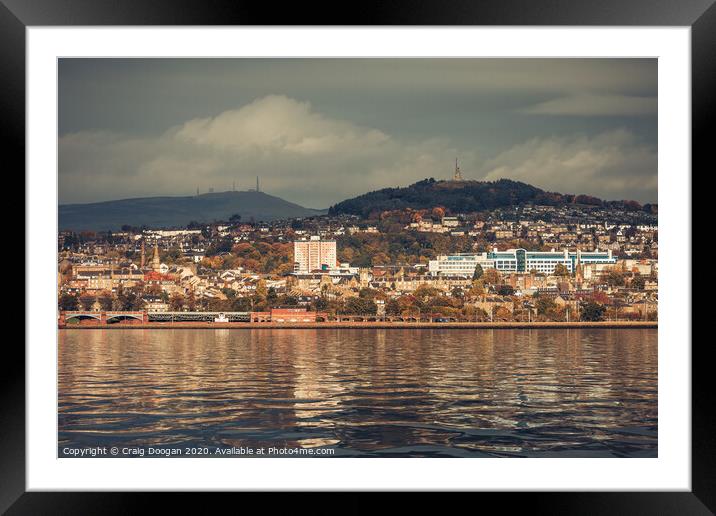 Dundee City Framed Mounted Print by Craig Doogan