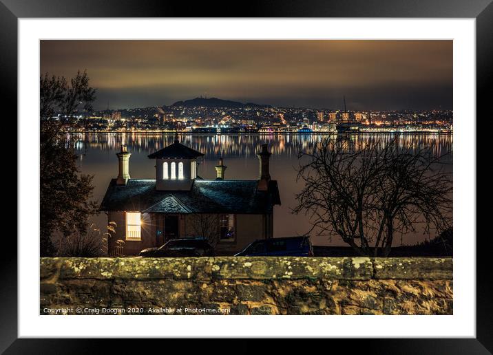 View over the Tay Framed Mounted Print by Craig Doogan