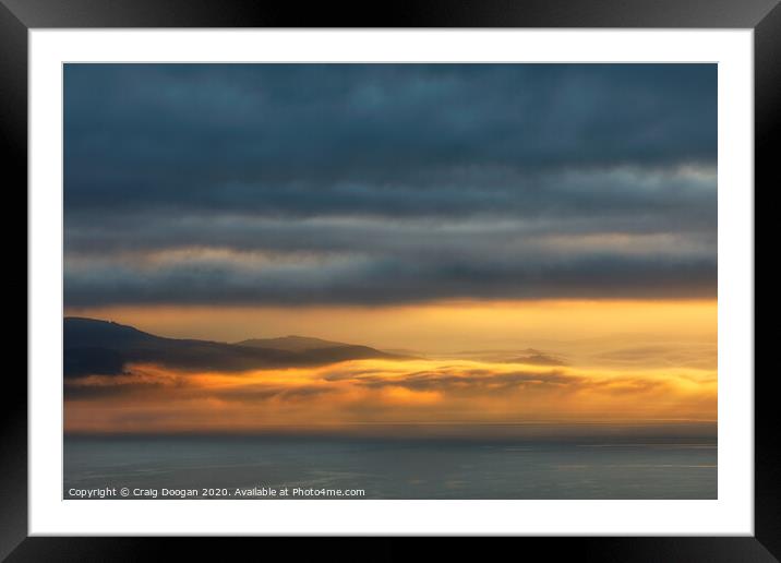 Calm on the Tay Framed Mounted Print by Craig Doogan