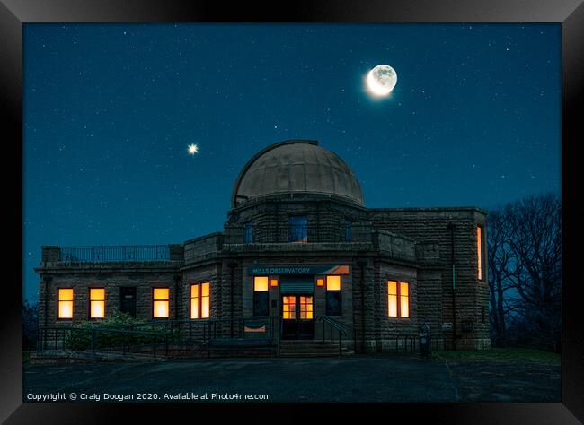 Mills Observatory - Dundee Framed Print by Craig Doogan