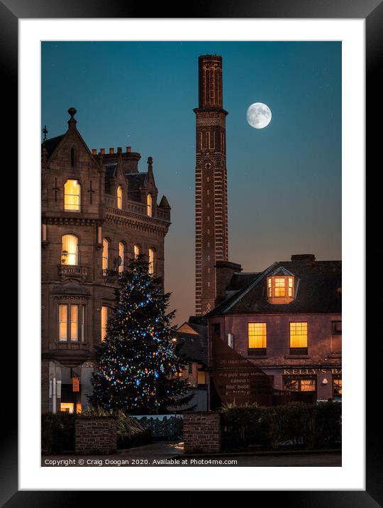 Lochee Cox's Stack - Dundee Framed Mounted Print by Craig Doogan