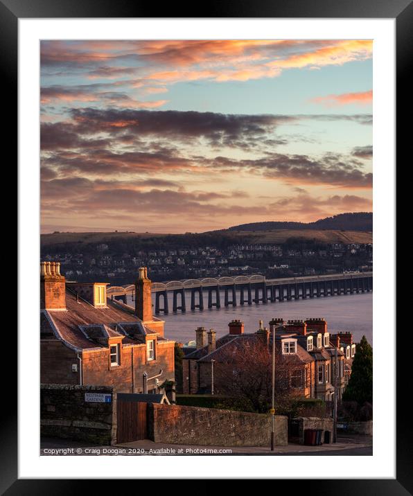 View from West Park Road Framed Mounted Print by Craig Doogan