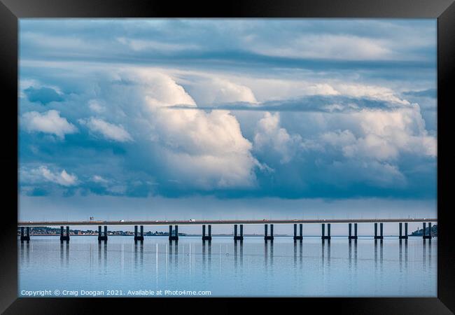 Tay Bridge Blues Framed Print by Craig Doogan