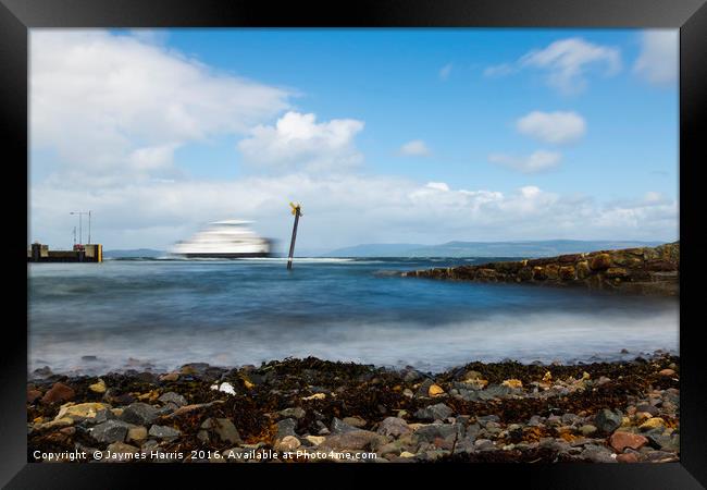 Ferry to Cumbrae Framed Print by Jaymes Harris