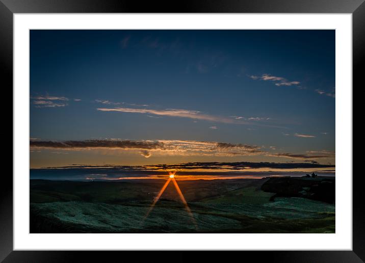 Last rays Framed Mounted Print by Pete Biggin