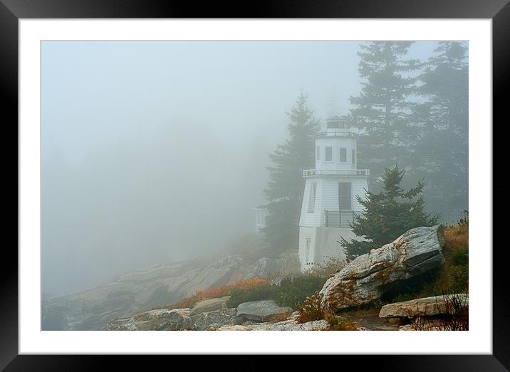 "Foggy Coast"  Framed Mounted Print by Jerome Cosyn