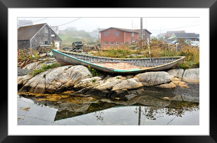 Run Aground Framed Mounted Print by Jerome Cosyn