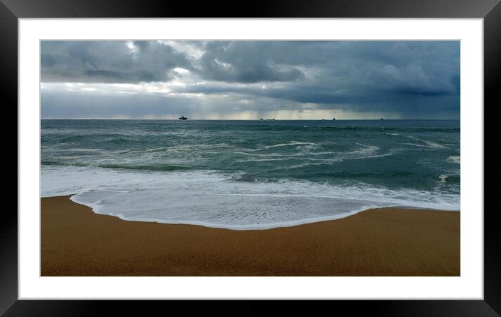 Morning on the Beach at Umhlanga Framed Mounted Print by Jeremy Hayden