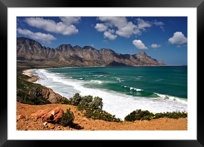 View Towards Pringle Bay. Framed Mounted Print by Jeremy Hayden