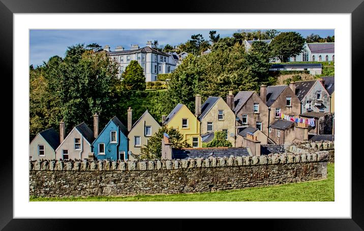 Painted Sisters Back View in Cobh Framed Mounted Print by Jeremy Hayden