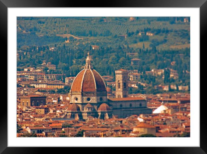 florence,italy Framed Mounted Print by paul ratcliffe