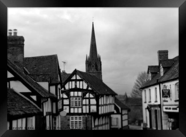 weobley herefordshire Framed Print by paul ratcliffe