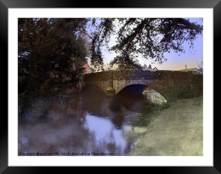 the bridge Framed Mounted Print by paul ratcliffe