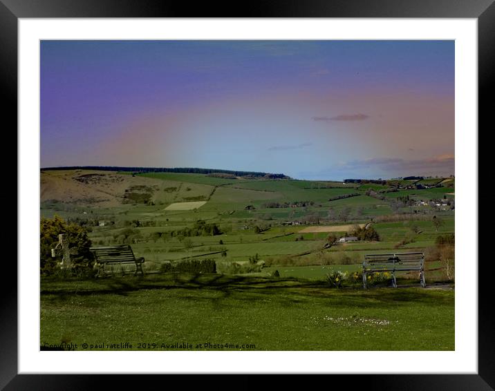 old radnor powys Framed Mounted Print by paul ratcliffe
