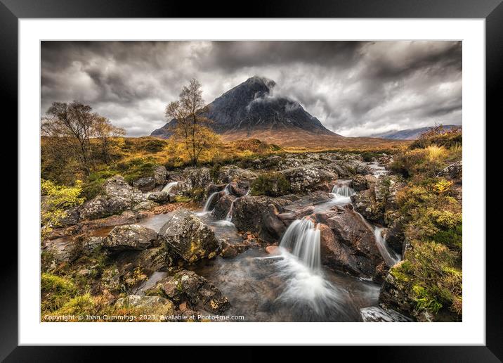 Stob Dearg Framed Mounted Print by John Cummings