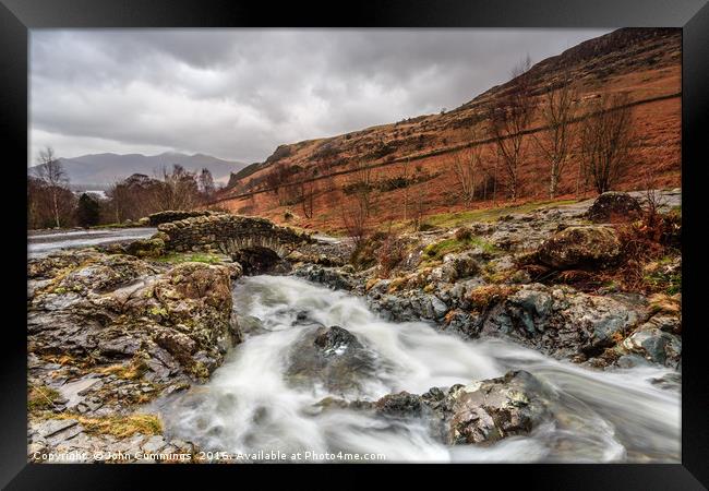 Ashness Bridge Framed Print by John Cummings