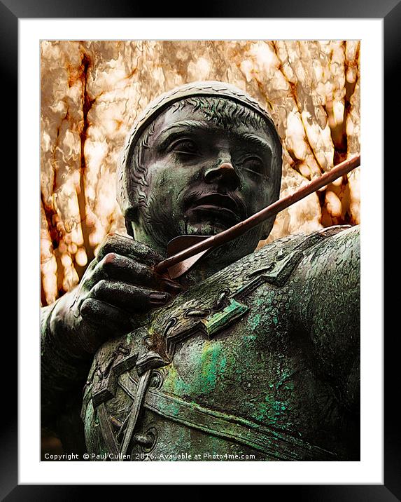 Robin Hood Framed Mounted Print by Paul Cullen