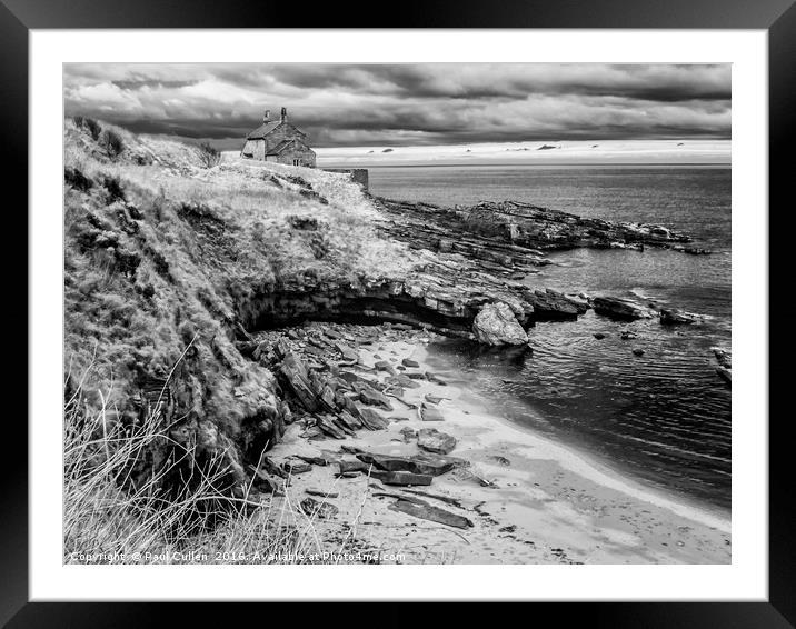 Howick Bathing House Framed Mounted Print by Paul Cullen