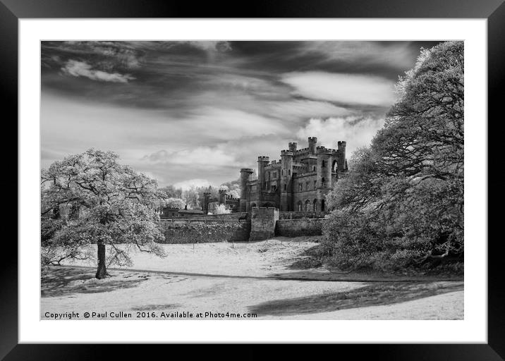 Lowther Castle Monochrome 6 Framed Mounted Print by Paul Cullen