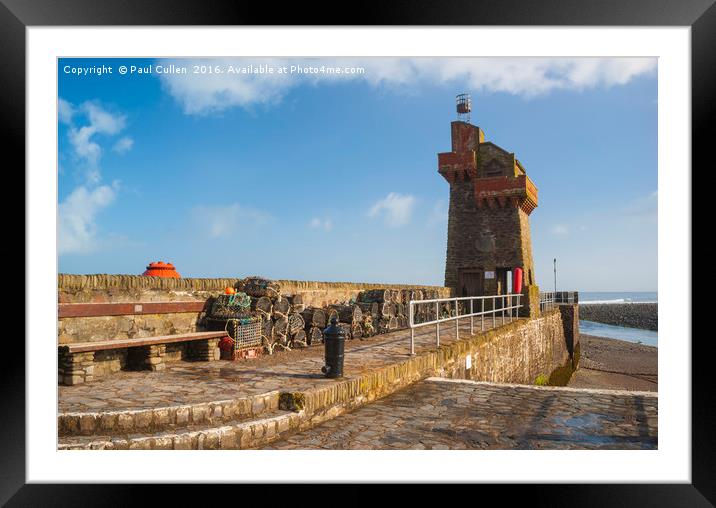 Lynmouth Tower Framed Mounted Print by Paul Cullen
