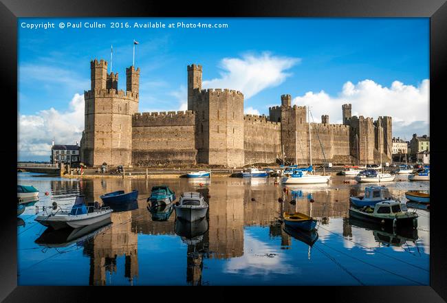 Caernarfon Castle Framed Print by Paul Cullen