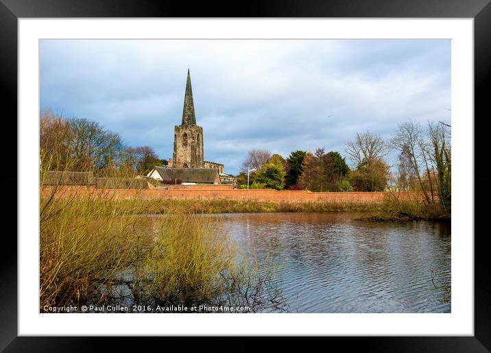 Church of St. Mary the Virgin. Framed Mounted Print by Paul Cullen