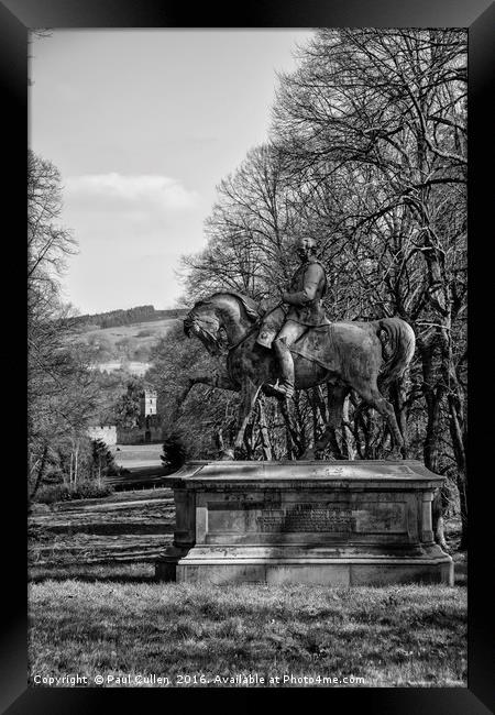 Viscount Gough on Horseback. Framed Print by Paul Cullen