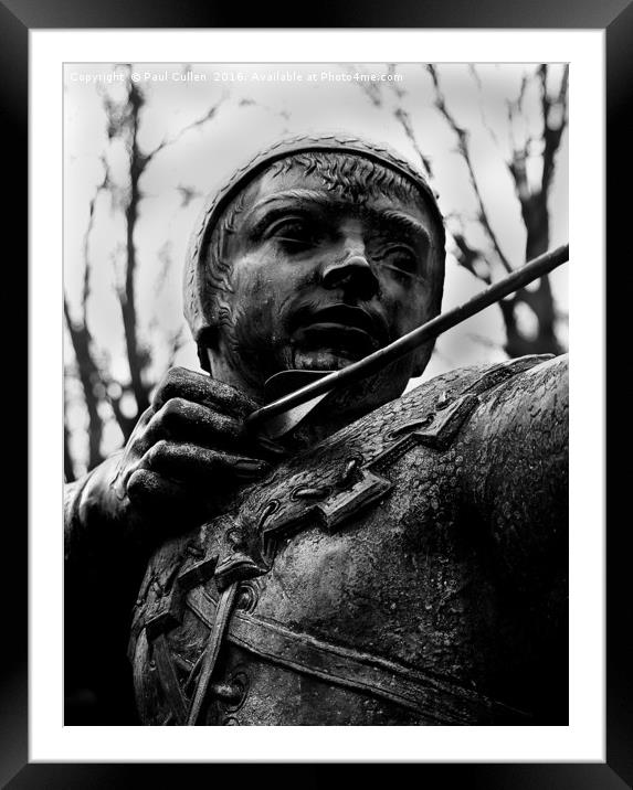 Robin Hood - portrait format. Framed Mounted Print by Paul Cullen