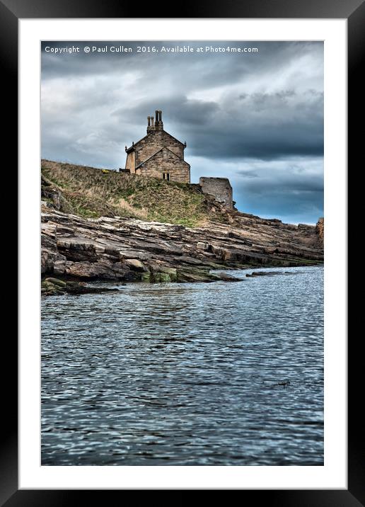 The Bathing House at Howick. Framed Mounted Print by Paul Cullen
