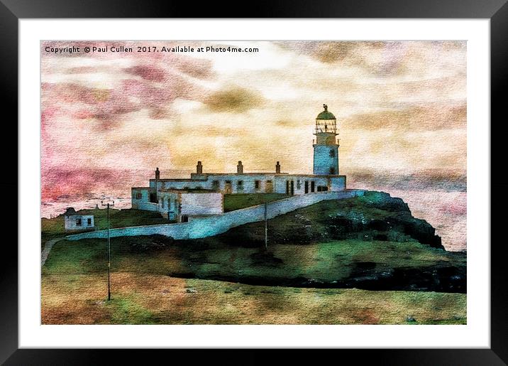 Neist Point lighthouse. Framed Mounted Print by Paul Cullen