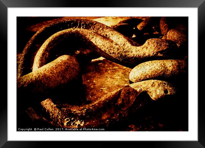 Rusty Shackle. Framed Mounted Print by Paul Cullen