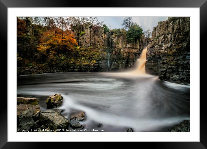 High Force Framed Mounted Print by Paul Cullen