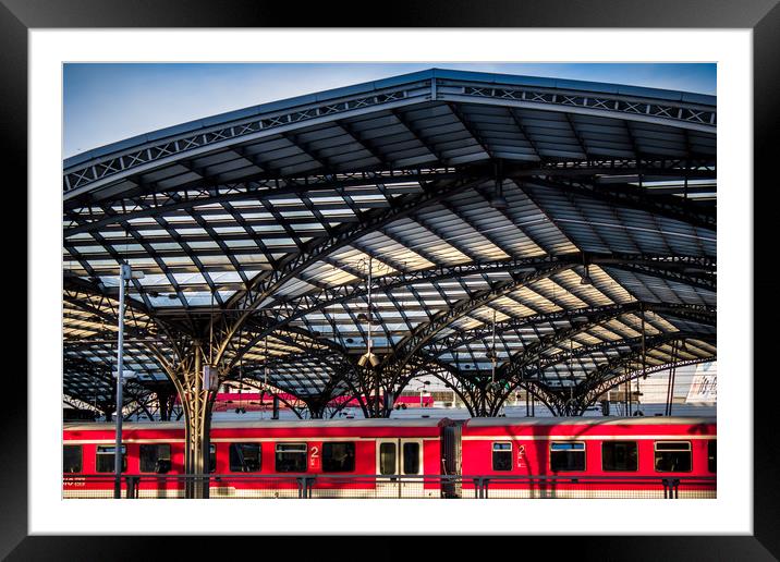 Cologne Station Framed Mounted Print by Mick Sadler ARPS