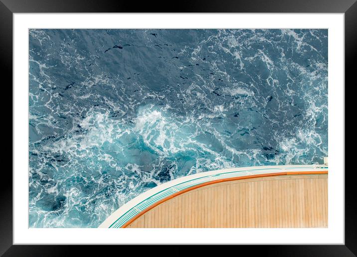 Cruising at sea Framed Mounted Print by Mick Sadler ARPS
